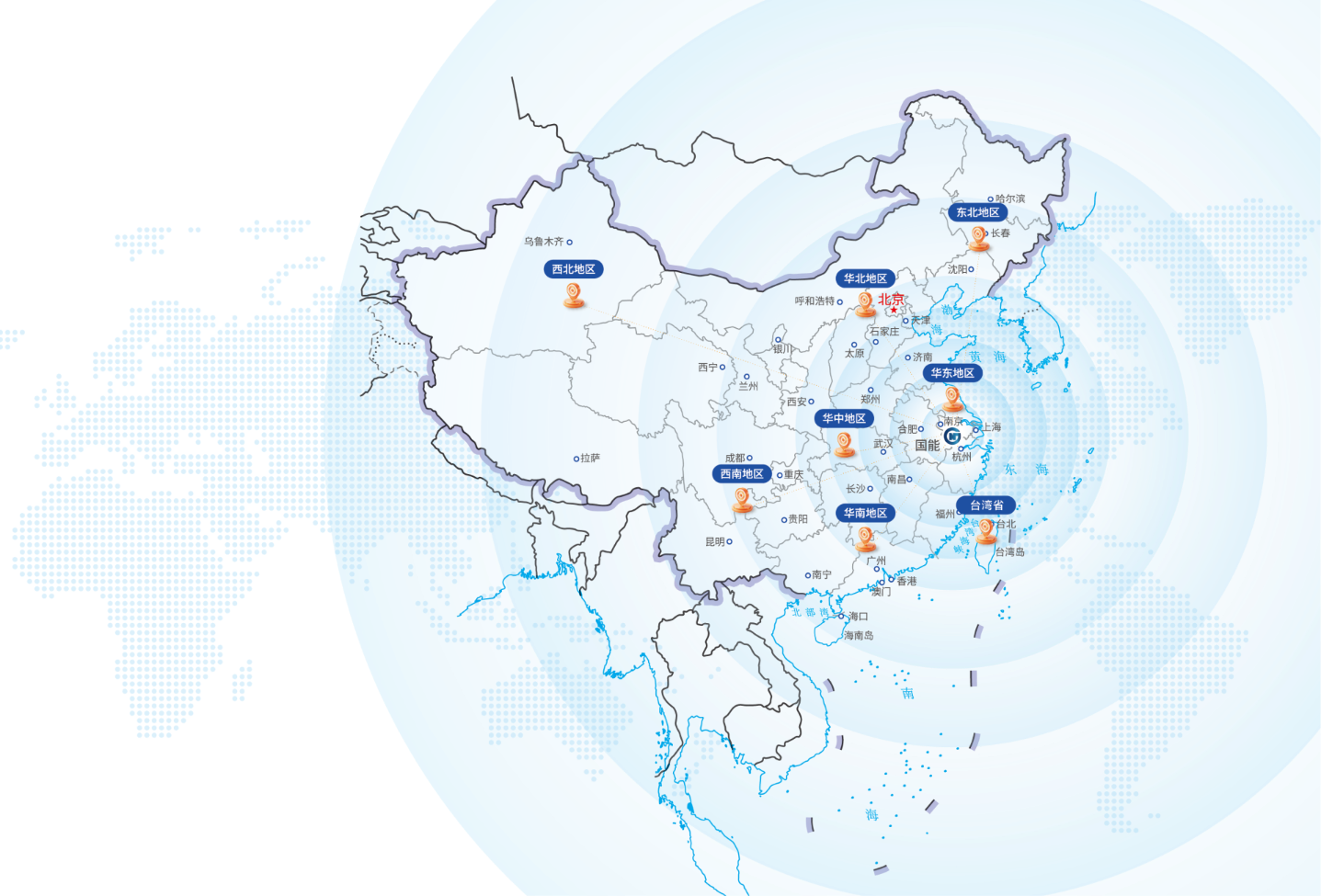国内布局地图